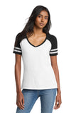 Sigma Lambda Gamma Purple and White V-Neck