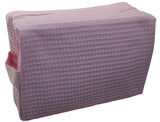 Alpha Chi Omega Waffle Make-Up Bag with Chenille Letters