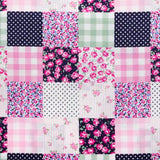 Phi Mu Patchwork Crewneck