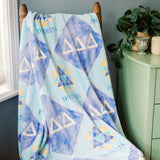 Delta Delta Delta Flannel Fleece Blanket