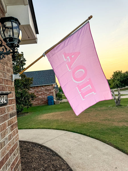 Alpha Omicron Pi Omega Flag