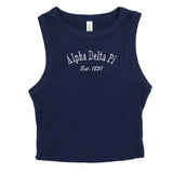 Alpha Delta Pi Classic Crop Tank