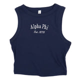 Alpha Phi Classic Crop Tank