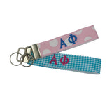 Alpha Phi Pastel FOB Keychain