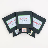 Alpha Chi Omega Dad Can Coozie