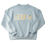 Pi Beta Phi Patchwork Mockneck