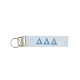 Delta Delta Delta Pastel FOB Keychain