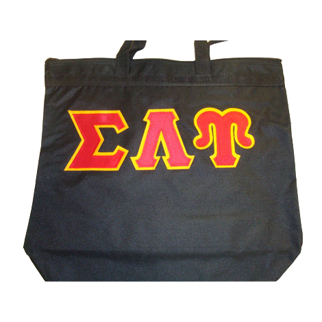 Sigma Lambda Upsilon Black Tote