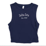 Delta Zeta Classic Crop Tank
