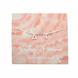 Delta Gamma Silver Greek Letters Necklace