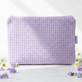 Sorority Waffle Make-Up Bag with Chenille Letters