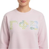 Gamma Phi Beta Patchwork Gilden Crewneck