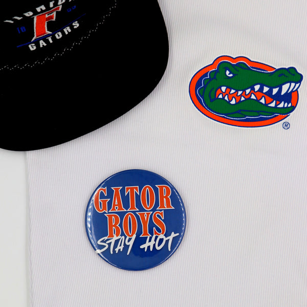 Gator Boys Stay Hot Printed Button