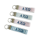 Alpha Chi Omega Pastel Fob Keychain