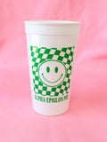 Alpha Epsilon Phi Smiley Face Stadium Cup