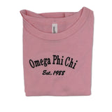 Omega Phi Chi Classic Baby Tee