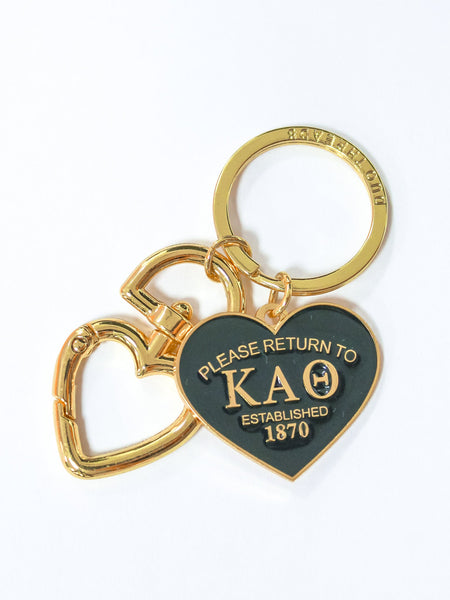 Kappa Alpha Theta Please Return Key Ring