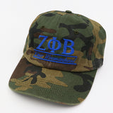 Zeta Phi Beta Finer Woman Camo Hat