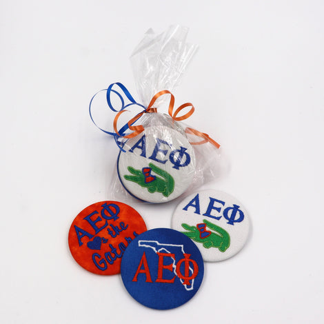 Alpha Epsilon Phi Game Day Embroidered Button Set 1