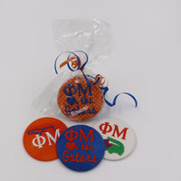 Phi Mu Game Day Button Bundle