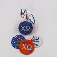 Chi Omega Game Day Button Bundle