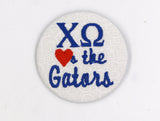 Chi Omega Game Day Embroidered Button Set 1