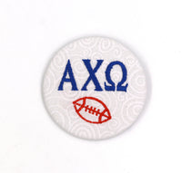 Alpha Chi Omega Game Day Embroidered Button Set 2