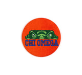 Chi Omega Game Day Embroidered Button Set 2