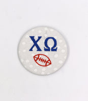 Chi Omega Game Day Embroidered Button Set 2