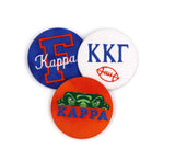 Kappa Kappa Gamma Game Day Embroidered Button Set 2