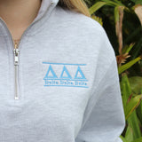 Delta Delta Delta Quarter Zip