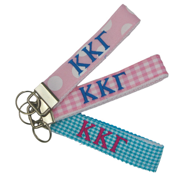 Kappa Kappa Gamma Pastel FOB Keychain
