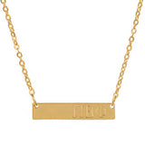 Pi Beta Phi Bar Necklace