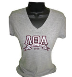 Lambda Theta Alpha Banner V-Neck