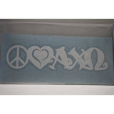 Alpha Chi Omega Vinyl Decal - Discontinued