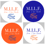 M.I.L.F. Game Day Printed Buttons