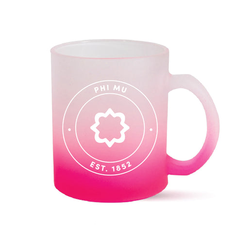 Phi Mu Ombre Mug