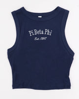 Pi Beta Phi Classic Crop Tank