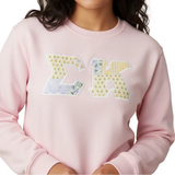 Sigma Kappa Patchwork Gilden Crewneck