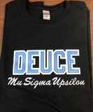 Mu Sigma Upsilon Word Tee / Long sleeve / Crewneck / Hoodie