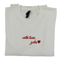 Zeta Tau Alpha With Love Crewneck