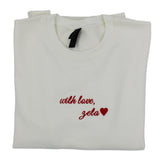 Zeta Tau Alpha With Love Crewneck