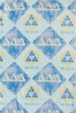 Delta Delta Delta Flannel Fleece Blanket
