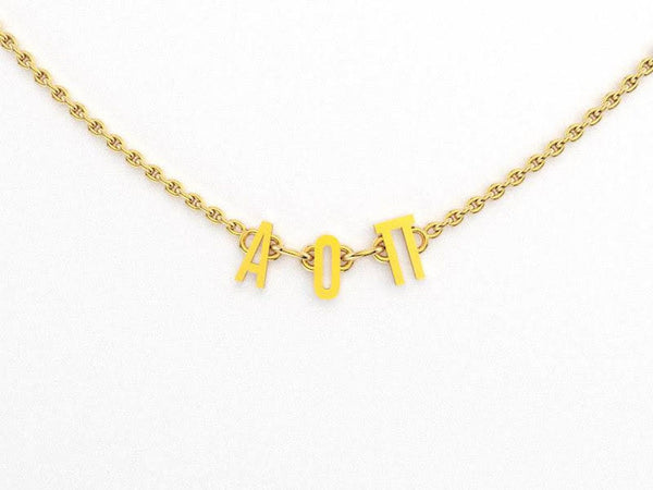 Alpha Omicron Pi Phoebe Greek Necklace