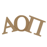 Alpha Omicron Pi Crafting MDF/Wood Letter Set