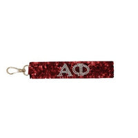 Alpha Phi Sequin Wristlet