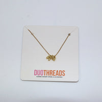 Alpha Phi Bubble Letter Necklace
