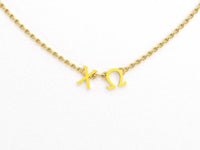 Chi Omega Phoebe Greek Necklace