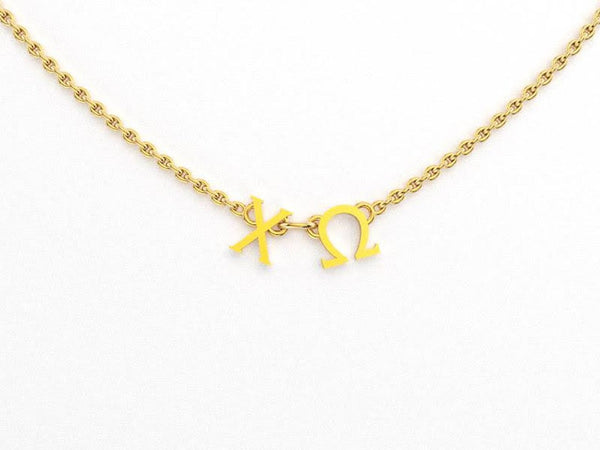 Chi Omega Phoebe Greek Necklace