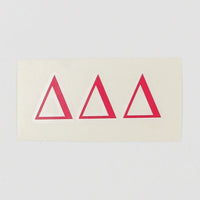 Delta Delta Delta Vinyl Decal